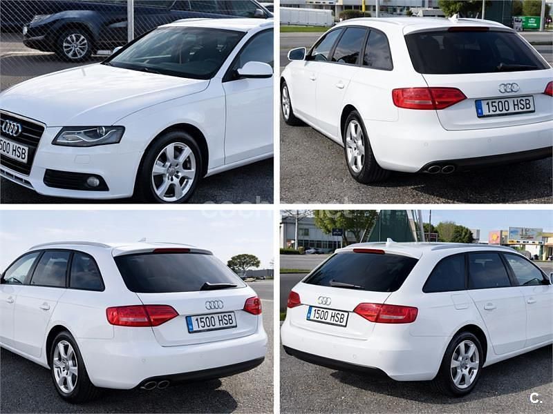 Usado Audi A4 143 CV (105 kW) 2010 Blanco Familiar