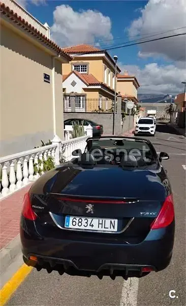 Usado Peugeot 308 CC Active 122 CV (89 kW) 2012 Azul Descapotable
