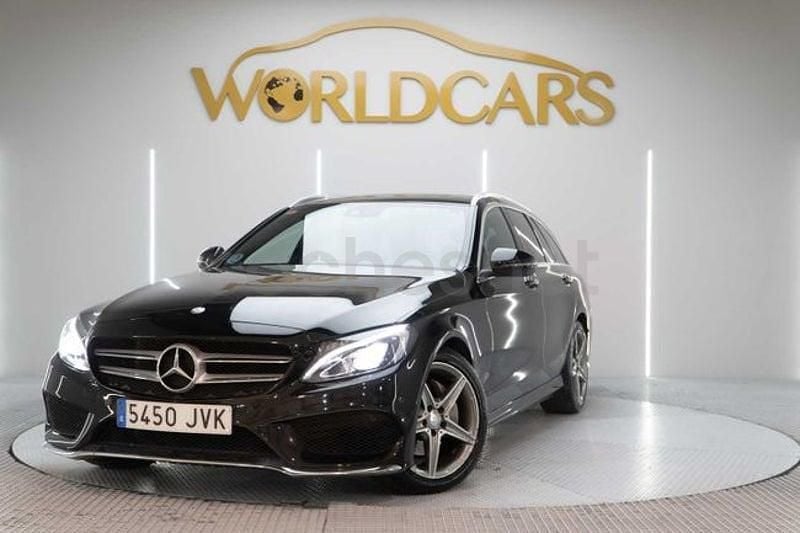 Usado Mercedes C220 170 CV (125 kW) 2016 Negro Familiar