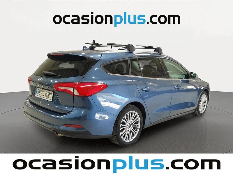 Usado Ford Focus Titanium 125 CV (91 kW) 2019 Azul Familiar