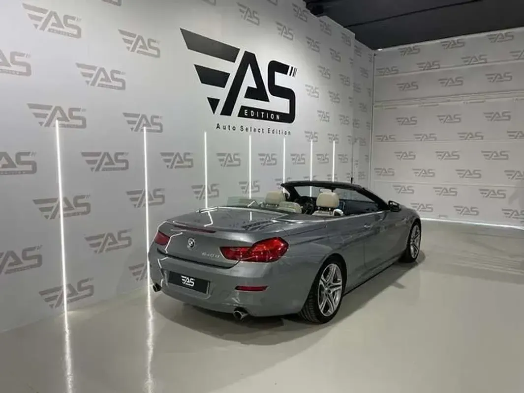 Usado BMW 640 Cabriolet Comfort Edition 313 CV (230 kW) 2012 Gris Descapotable