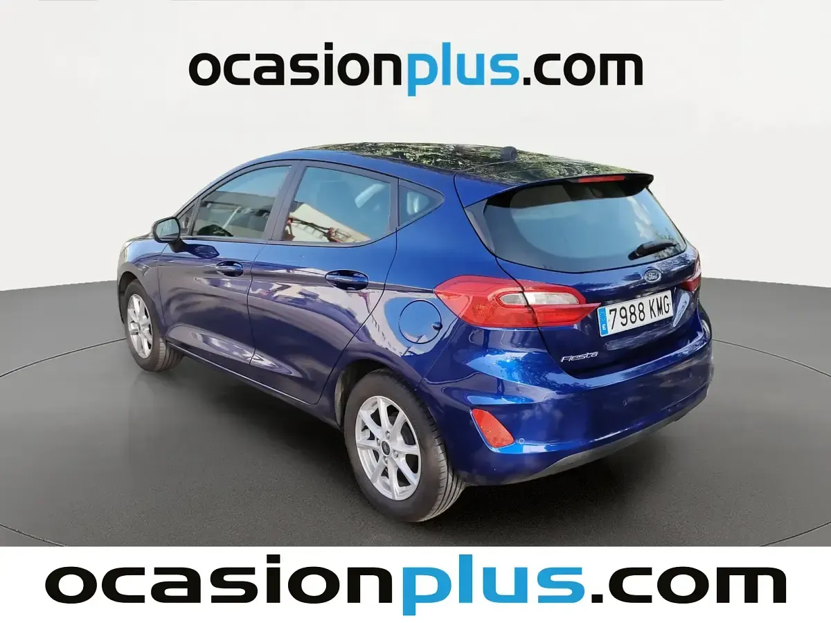 Usado Ford Fiesta Trend+ 85 CV (62 kW) 2018 Azul Utilitario