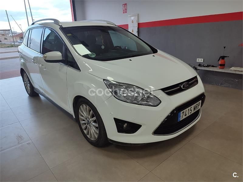 Usado Ford Grand C-Max Titanium 115 CV (84 kW) 2012 Blanco Monovolumen