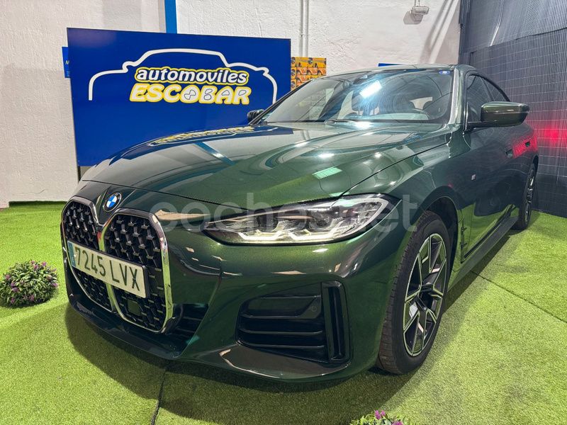 Verde Usado 2022 BMW 420 Gran Coupé M Sport Coupe | 33.500 € (Buen precio) - Imagen 1/4