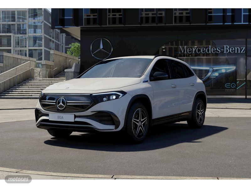 Blanco polar pintura unicolor Usado 2022 Mercedes EQA250 AMG line SUV | 34.900 € (Super precio) - Imagen 1/4