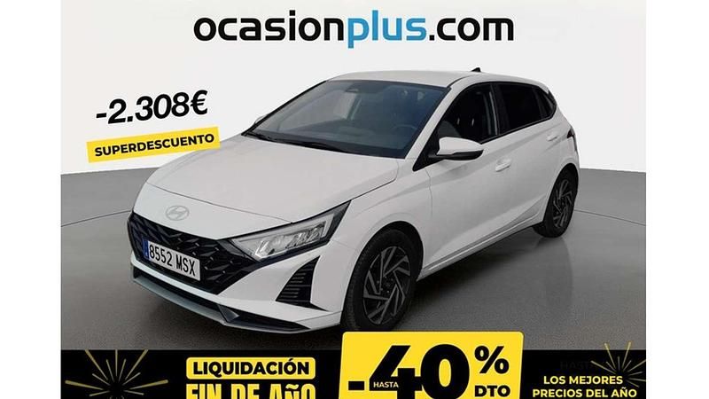 Blanco Usado 2024 Hyundai i20 Utilitario | 17.289 € (Precio justo) - Imagen 1/4