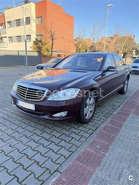 Usado Mercedes S500 388 CV (285 kW) 2007 Granate Berlina