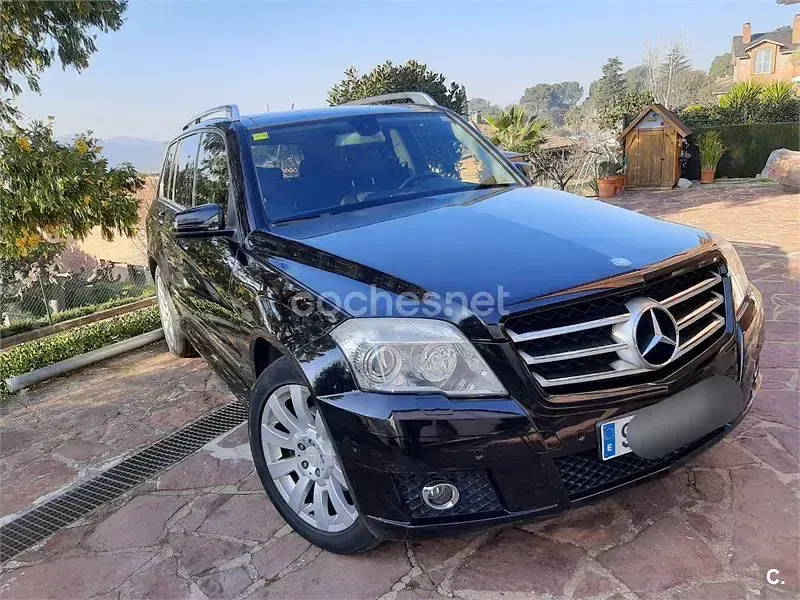 Usado Mercedes GLK220 170 CV (125 kW) 2009 Negro SUV