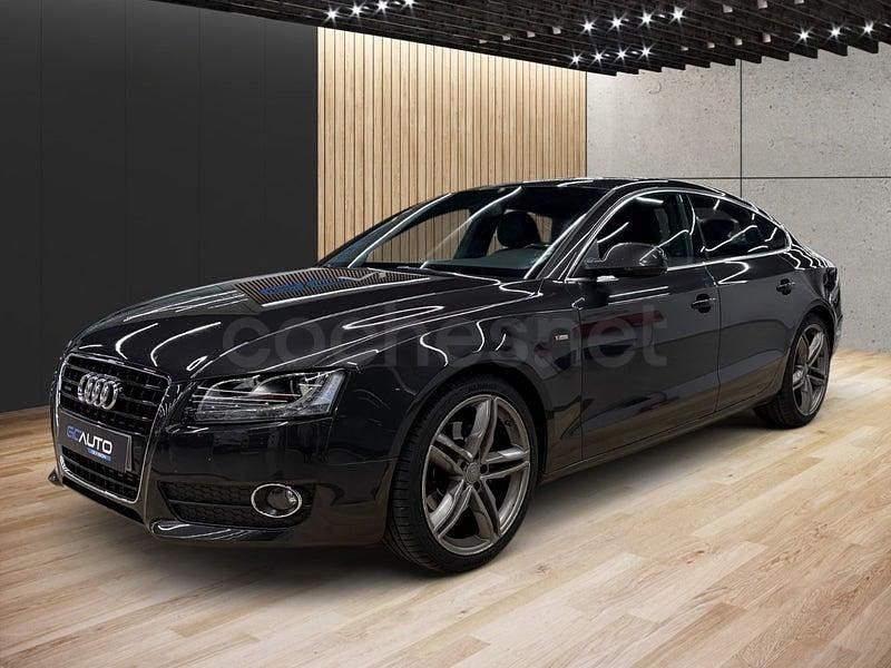 Usado Audi A5 Sportback 240 CV (176 kW) 2010 Gris / plata Utilitario