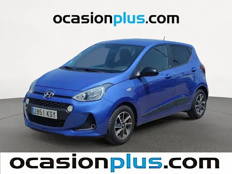Azul Usado 2019 Hyundai i10 GO! Utilitario | 9410 € (Buen precio) - Imagen 1/4
