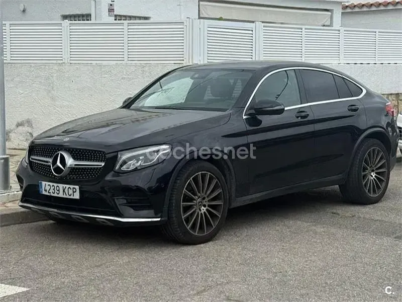 Usado Mercedes GLC250 204 CV (150 kW) 2017 Negro Coupe