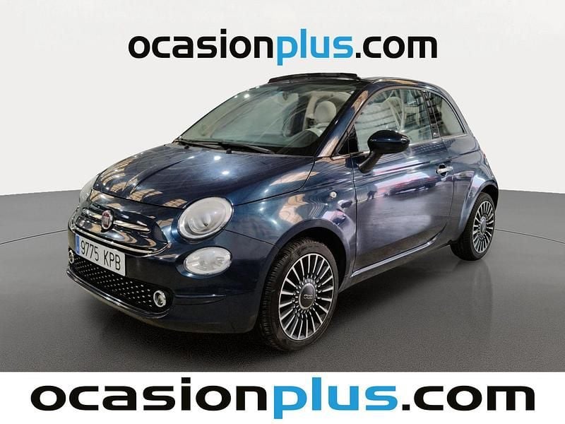 Azul Usado 2018 Fiat 500C Lounge Descapotable | 9991 € (Precio justo) - Imagen 1/4
