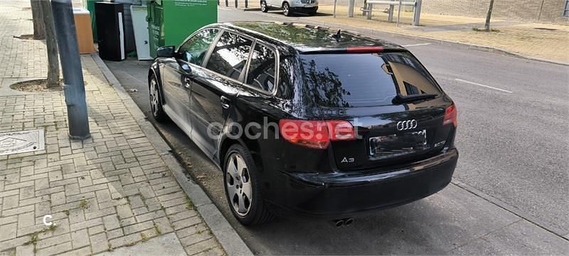 Usado Audi A3 Ambiente 170 CV (125 kW) 2007 Negro Utilitario