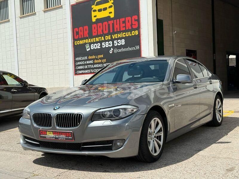 Gris / plata Usado 2011 BMW 520 Efficient Dynamics Berlina | 13.990 € (Caro) - Imagen 1/4