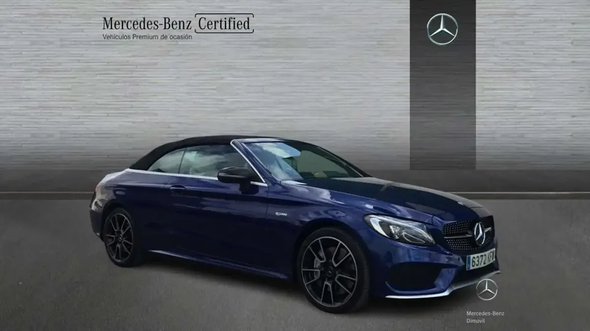 Usado Mercedes C43 AMG AMG 390 CV (286 kW) 2017 Azul Descapotable