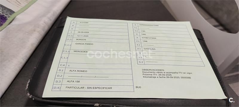 Usado Alfa Romeo 156 Distinctive 120 CV (88 kW) 2004 Beige Berlina