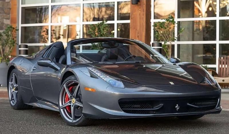 Usado Ferrari 458 570 CV (419 kW) 2013 Gris Descapotable