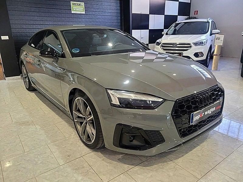Usado Audi A5 Sportback S-Line 204 CV (150 kW) 2022 Gris / plata Utilitario