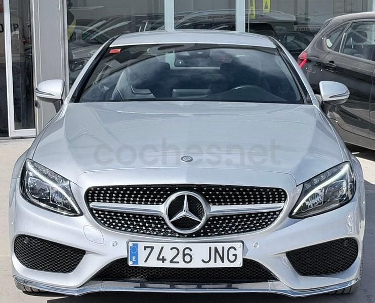 Usado Mercedes C220 170 CV (125 kW) 2016 Gris / plata Coupe