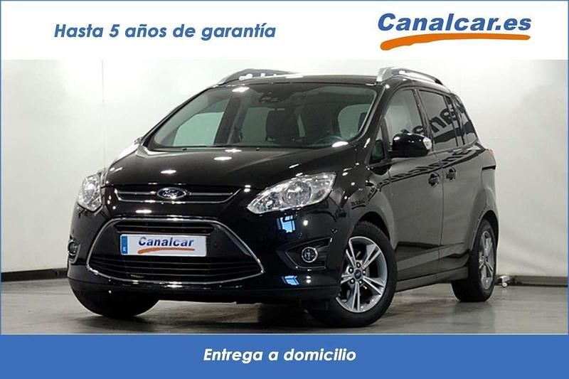 Negro Usado 2015 Ford Grand C-Max S Monovolumen | 10.971 € (Precio justo) - Imagen 1/4