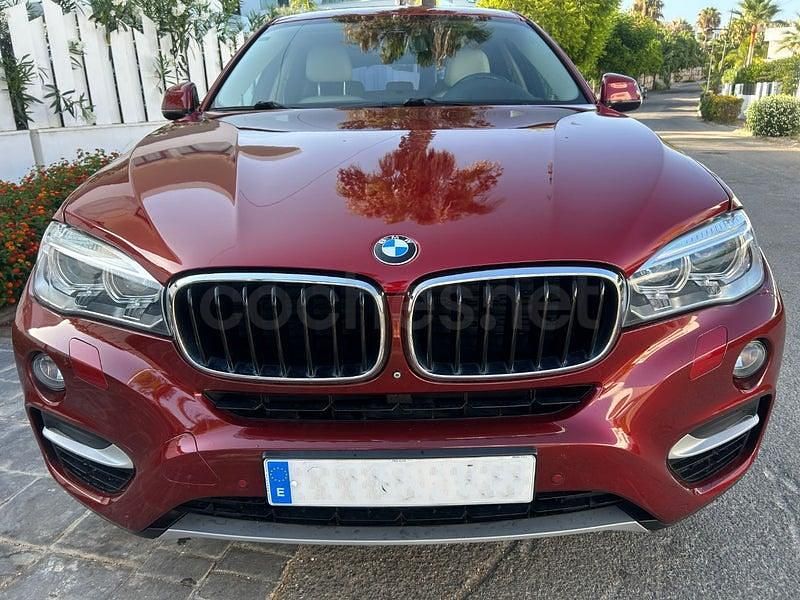 Usado BMW X6 258 CV (189 kW) 2015 Granate SUV