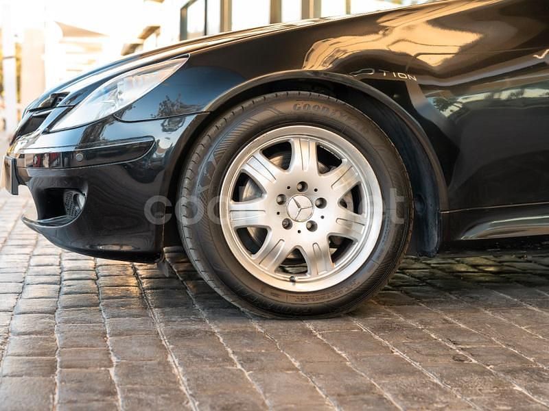 Usado Mercedes SLK200 163 CV (119 kW) 2004 Negro Descapotable