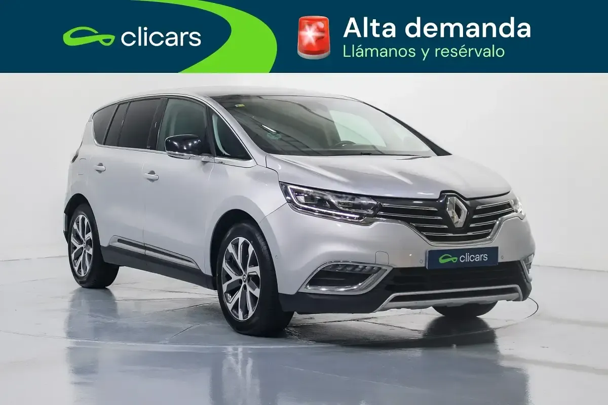 Begagnad Renault Espace 160 HK (117 kW) 2017 Grå Minibuss