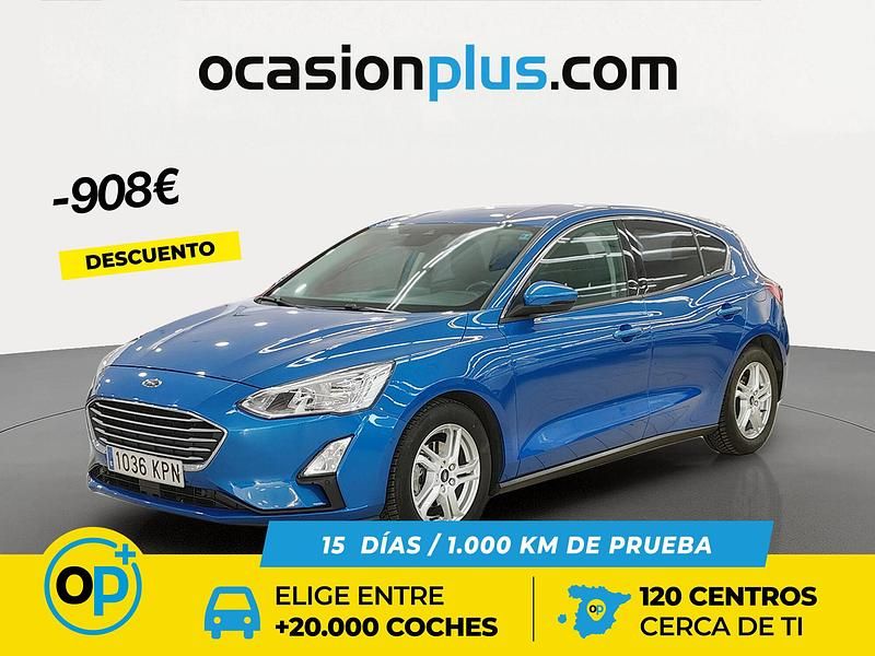 Usado Ford Focus Trend+ 125 CV (91 kW) 2018 Azul