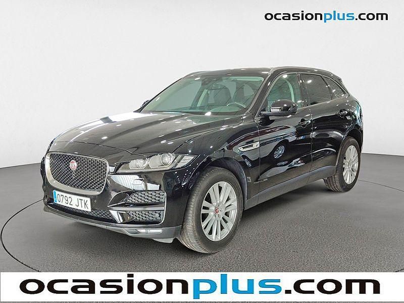 Negro Usado 2016 Jaguar F-Pace Pure SUV | 17.900 € (Un poco caro) - Imagen 1/4