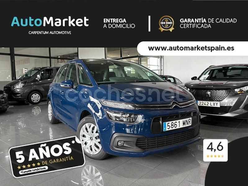 Azul Usado 2018 Citroën C4 Picasso Live Monovolumen | 10.900 € (Caro) - Imagen 1/4