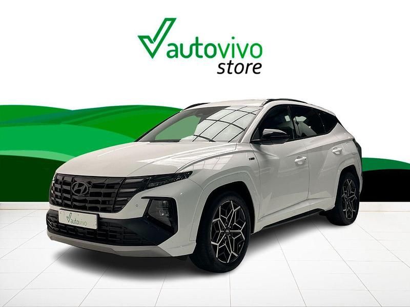 Usado Hyundai Tucson N Line 150 CV (110 kW) 2021 Blanco SUV