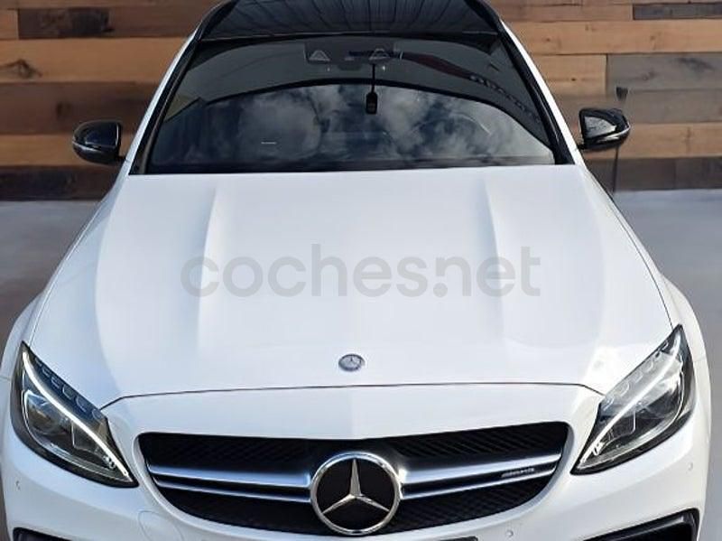 Usado Mercedes C63 AMG 476 CV (350 kW) 2017 Blanco Familiar