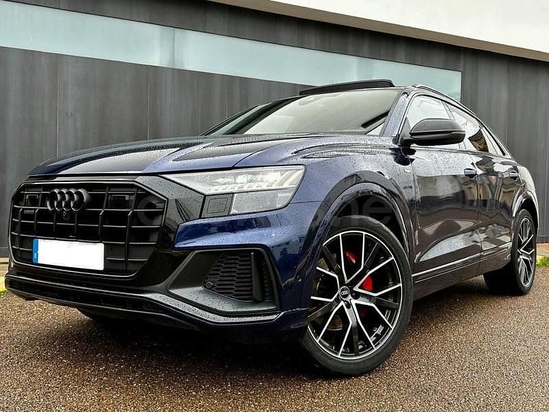 Usado Audi Q8 S-Line 286 CV (210 kW) 2021 Azul SUV