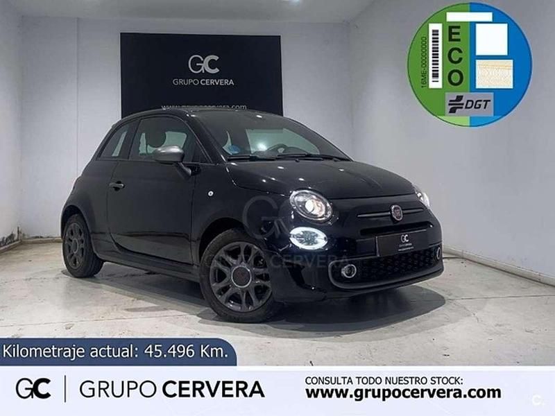 Negro Usado 2021 Fiat 500 Sport Utilitario | 9990 € (Buen precio) - Imagen 1/3