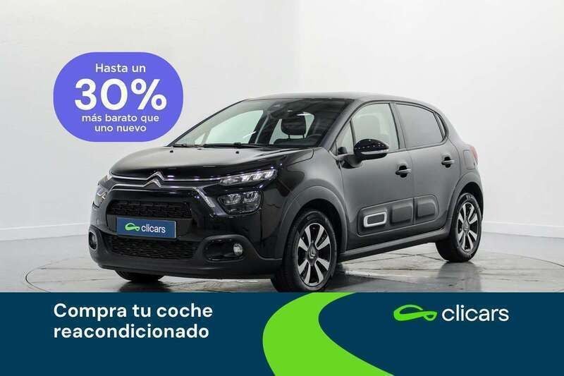 Negro Usado 2024 Citroën C3 PureTech Utilitario | 12.290 € (Super precio) - Imagen 1/4