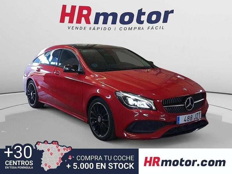 Rojo Usado 2017 Mercedes CLA200 Shooting Brake AMG line Familiar | 19.390 € (Precio justo) - Imagen 1/4