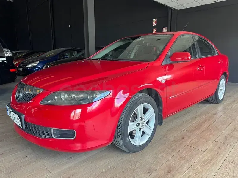 Usado Mazda 6 Active 120 CV (88 kW) 2006 Rojo Berlina