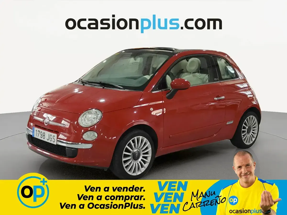 Usado Fiat 500 Lounge 69 CV (50 kW) 2015 Descapotable