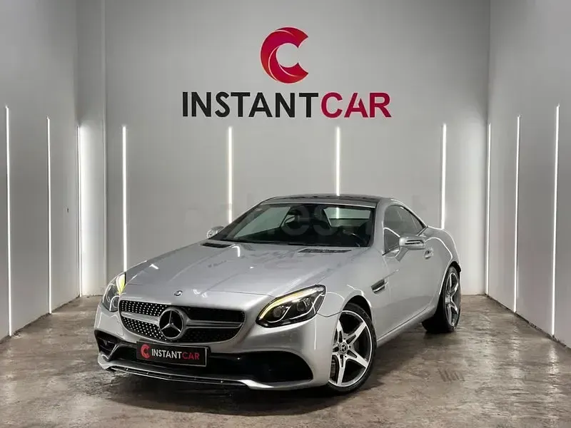 Usado Mercedes SLC200 184 CV (135 kW) 2018 Gris / plata Descapotable