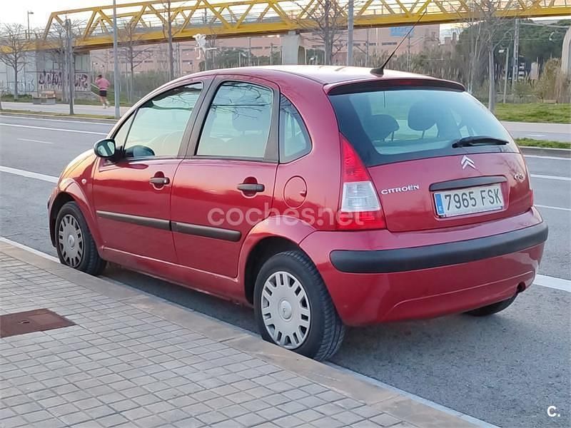 Usado Citroën C3 90 CV (66 kW) 2007 Rojo Berlina