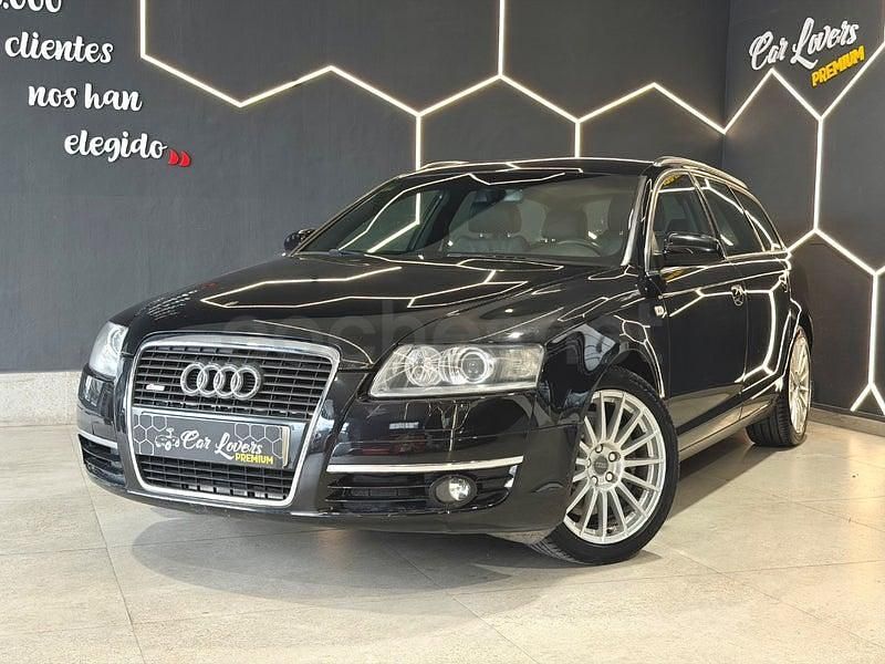 Usado Audi A6 S-Line 190 CV (139 kW) 2009 Negro Familiar