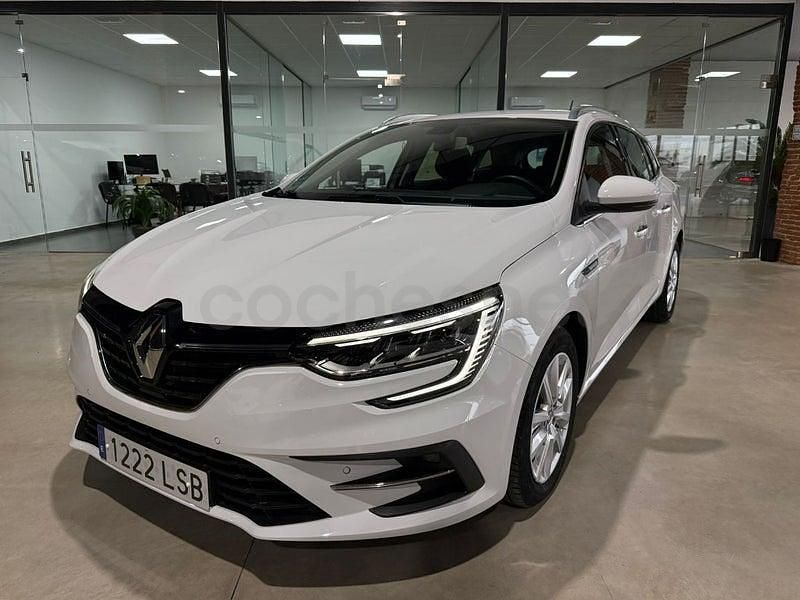 Blanco Usado 2021 Renault Mégane GrandTour Intens Familiar | 12.900 € (Precio justo) - Imagen 1/4