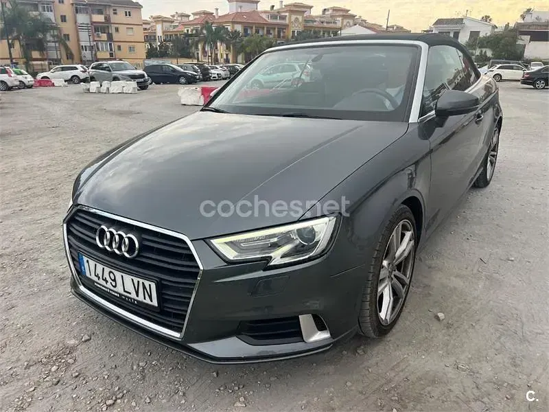 Usado Audi A3 Cabriolet S-Line 150 CV (110 kW) 2018 Gris / plata Descapotable