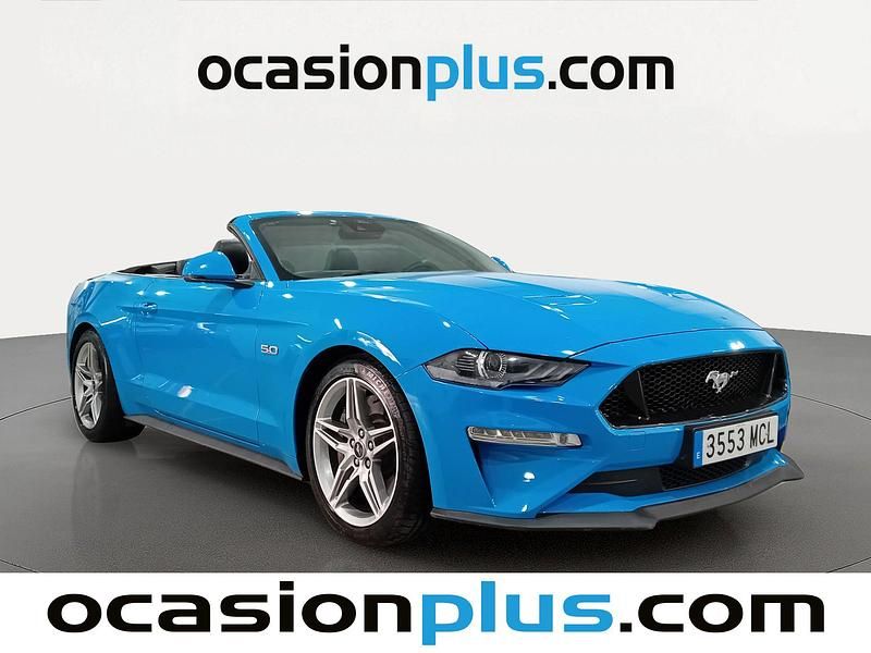 Usado Ford Mustang GT Convertible 450 CV (330 kW) 2022 Azul Descapotable