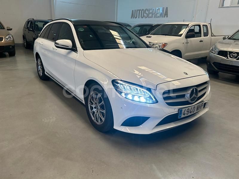 Usado Mercedes C200 160 CV (117 kW) 2019 Blanco Familiar