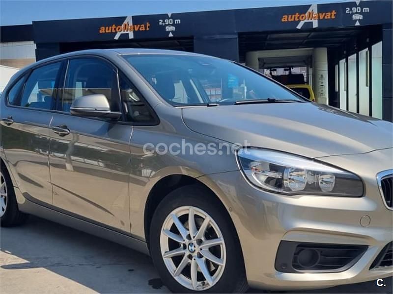 Beige Usado 2016 BMW 216 Active Tourer Monovolumen | 9200 € (Buen precio) - Imagen 1/4