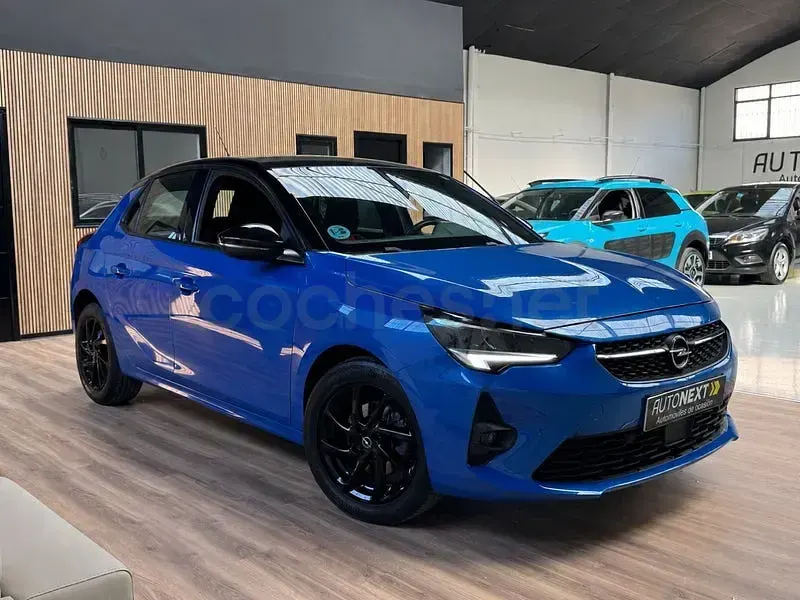 Usado Opel Corsa GS Line 102 CV (75 kW) 2021 Azul Utilitario