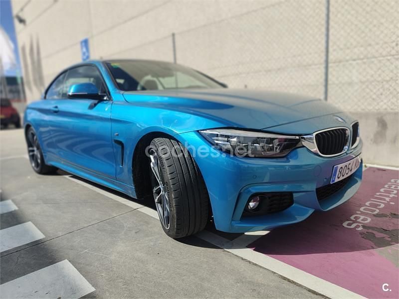 Azul Usado 2017 BMW 420 Descapotable | 29.000 € (Precio justo) - Imagen 1/4