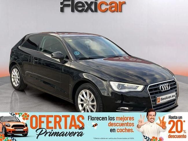 Usado Audi A3 Ambiente 110 CV (80 kW) 2014 Negro Utilitario