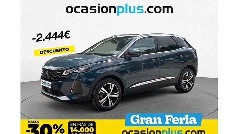 Azul Usado 2024 Peugeot 3008 Sport Monovolumen | 24.446 € (Buen precio) - Imagen 1/4